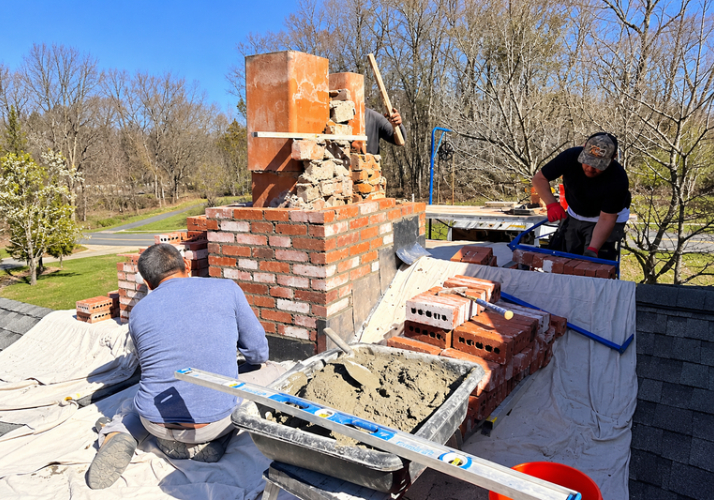 GMT Chimney Crown Repair & Mortar Wash In Connecticut